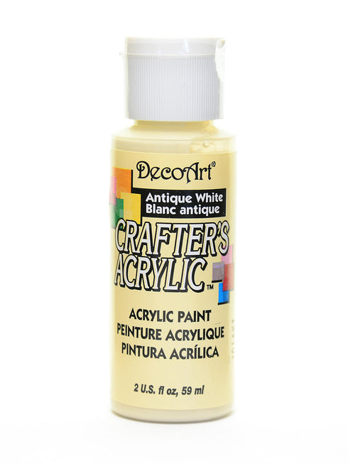 2OZ ANTIQUE WHITE CRAFTER ACRYLIC PAINT